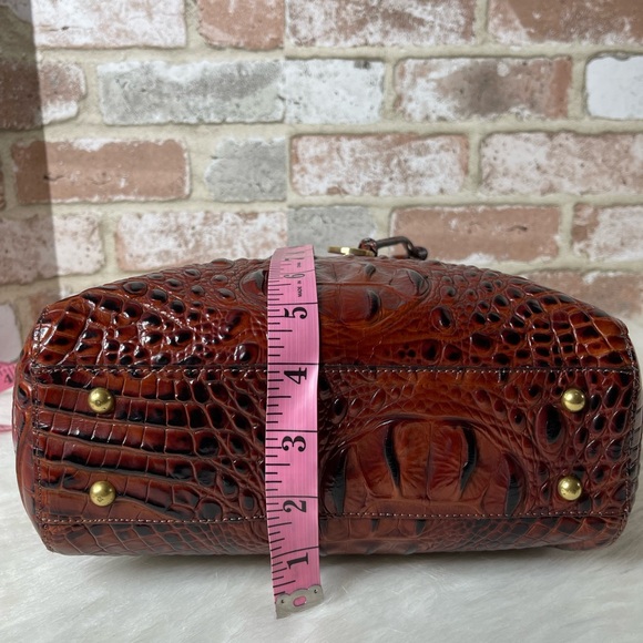 Brahmin Cognac Brown Leather Shoulder Bag - Picture 14 of 16